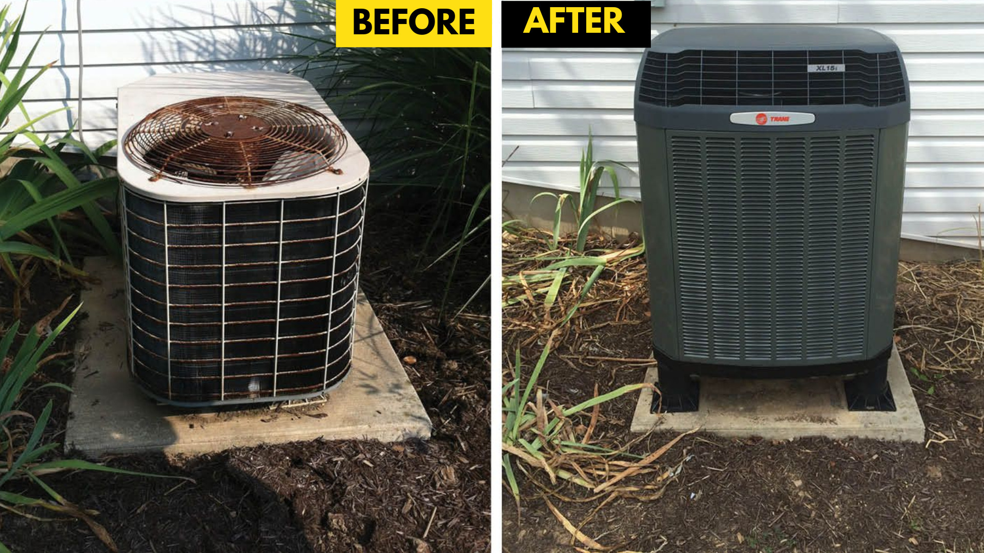 HVAC Before and After Panther